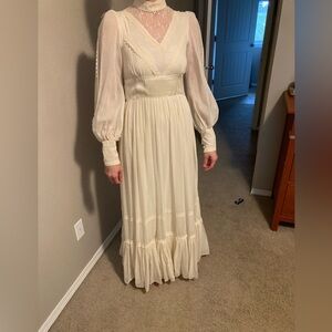 Vintage Gunne Sax wedding dress